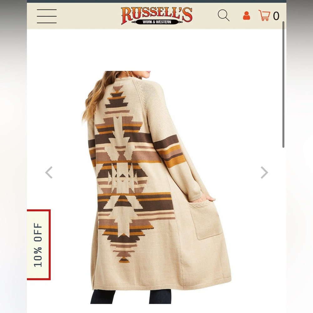 Ariat cardigan